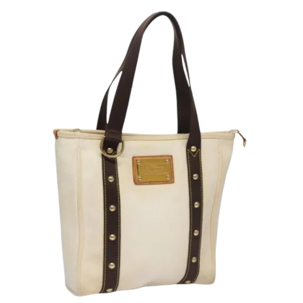 Louis Vuitton Vintage Pre-owned Canvas totes Beige Dames
