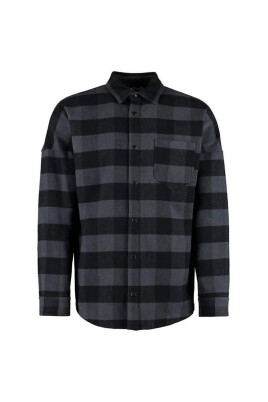 logo-cotton-overshirt-with-checkered-pattern