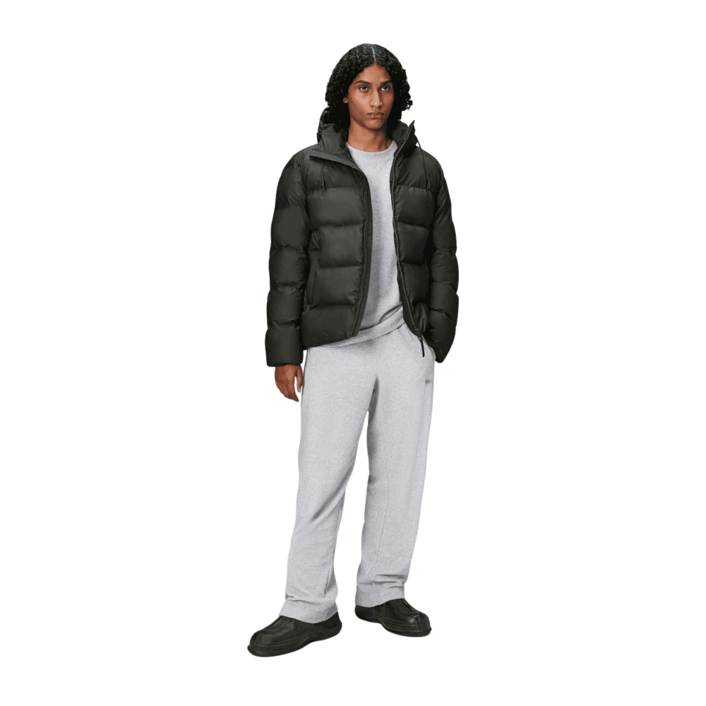 Rains Iconische Geïsoleerde Pufferjas Green Dames