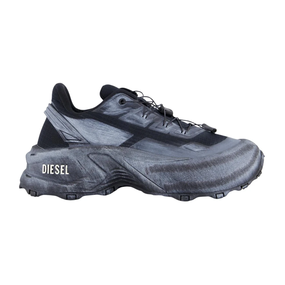 Diesel Men's Black Cage Runner Trainers