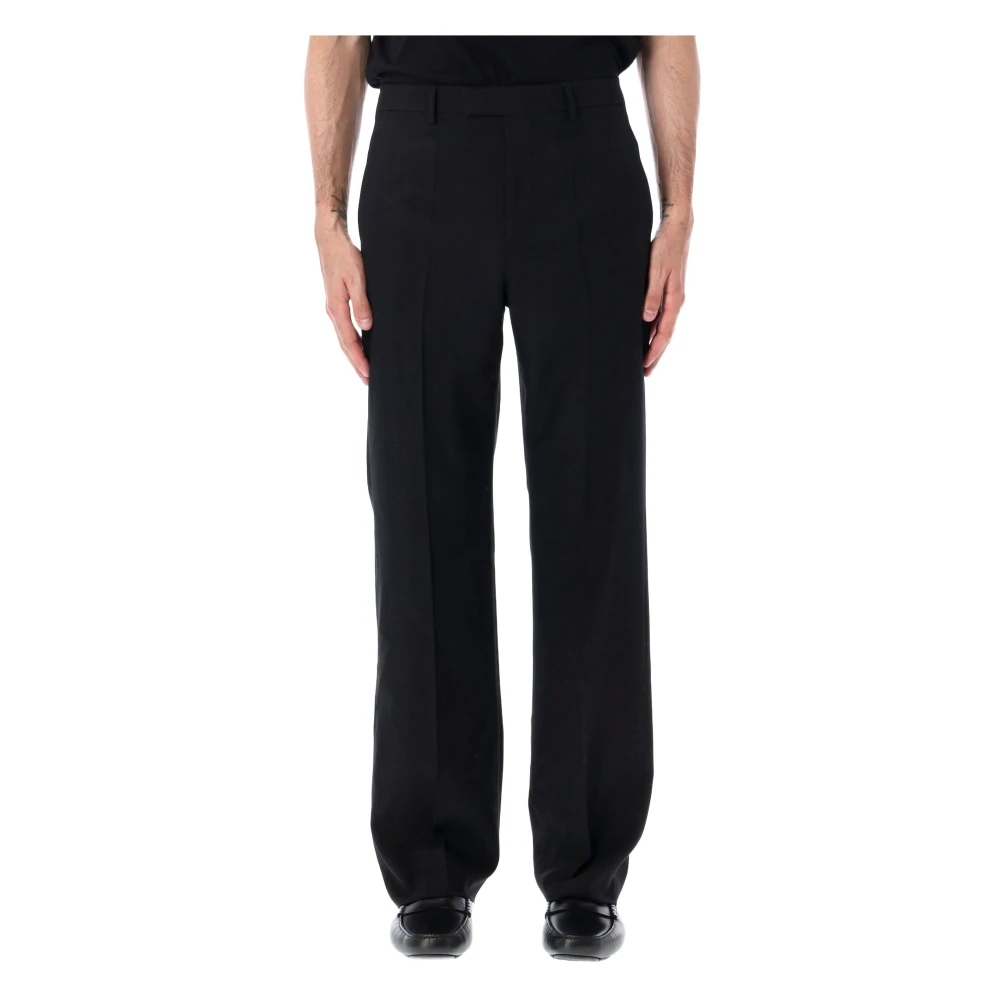 Valentino Garavani Black Formal Pant - Male - Straight Trousers - Xl - Trousers