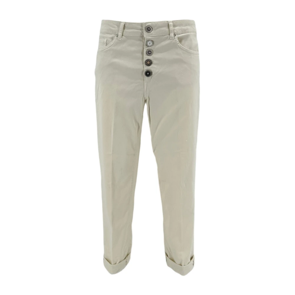 Dondup Koons Jeans met Juweelknopen Yellow Dames