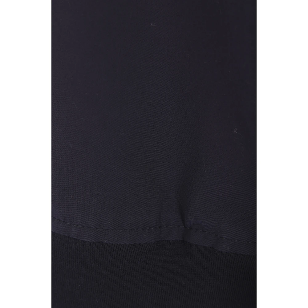 BRUNELLO CUCINELLI Blauwe Katoenen Techno Bomberjas Blue Heren