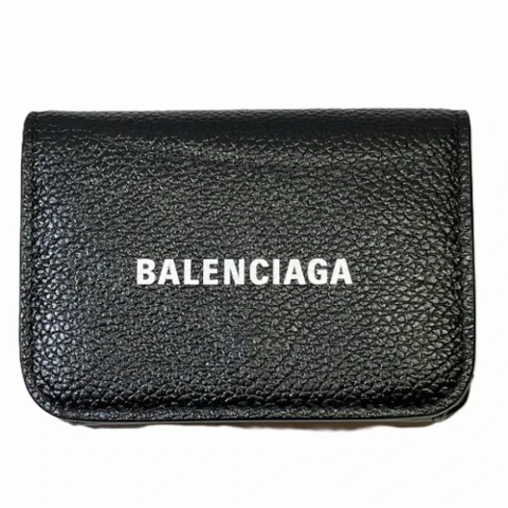Balenciaga Vintage Pre-owned Leather wallets Black Dames
