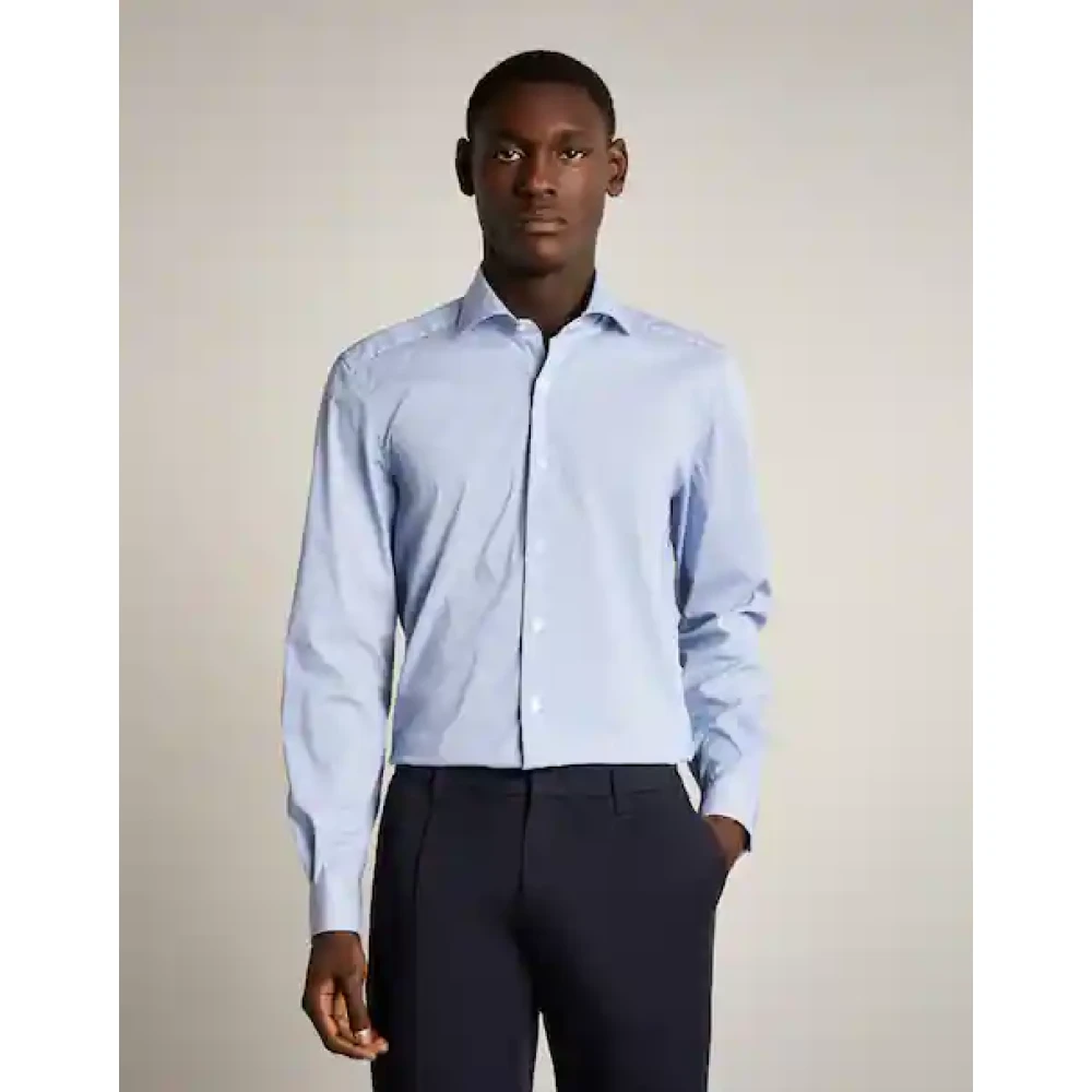 Fay Stijlvolle Shirts Blue Heren