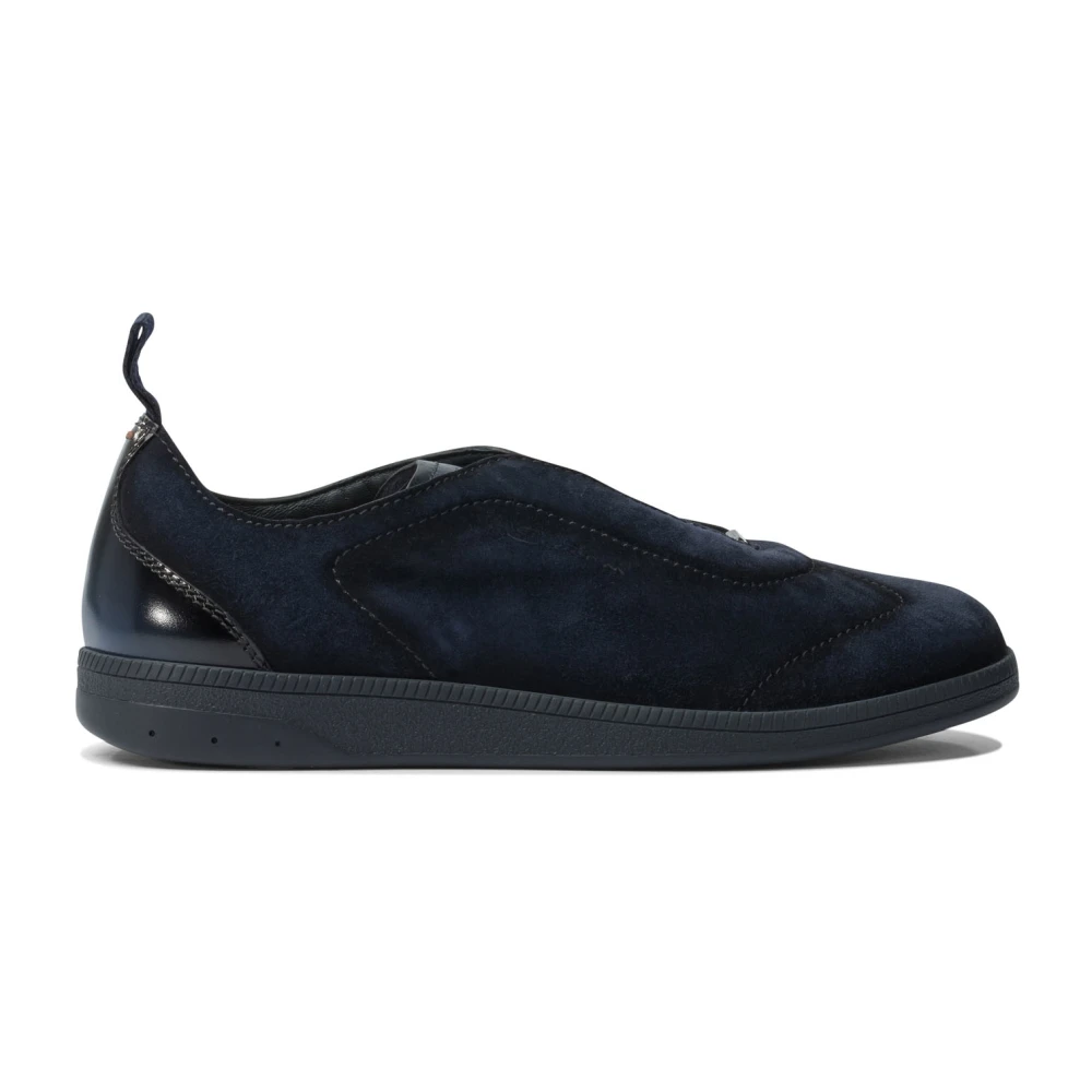 Santoni Men's Blue Lume Sneaker