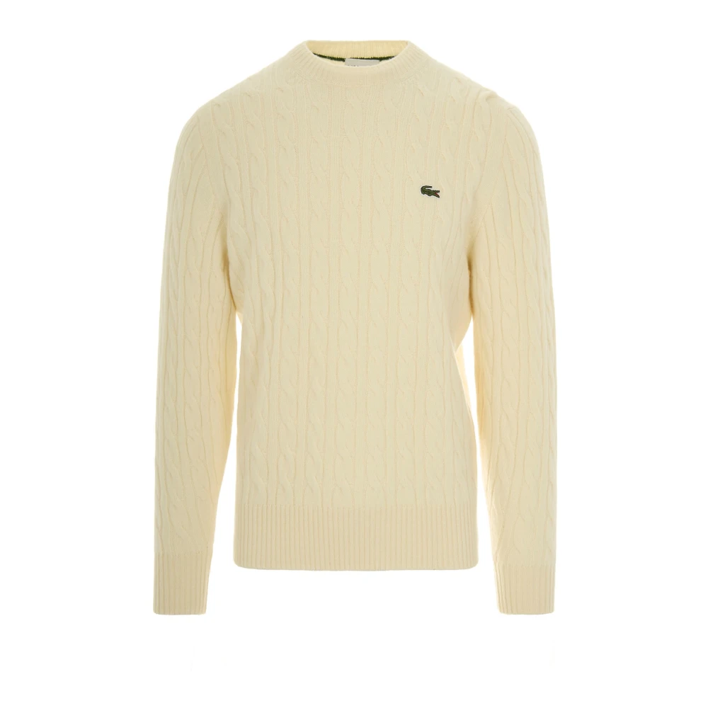 Lacoste Uomo Bianco Uomini, Felpa + Maglione, Ah2924, (M) - Immagine 5