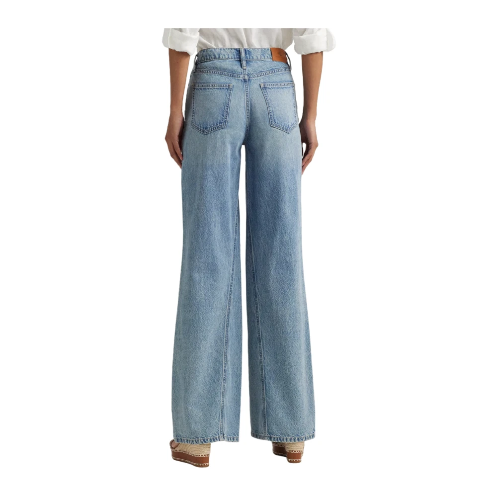 Ralph Lauren Blue Jeans Klassieke Stijl Blue Dames