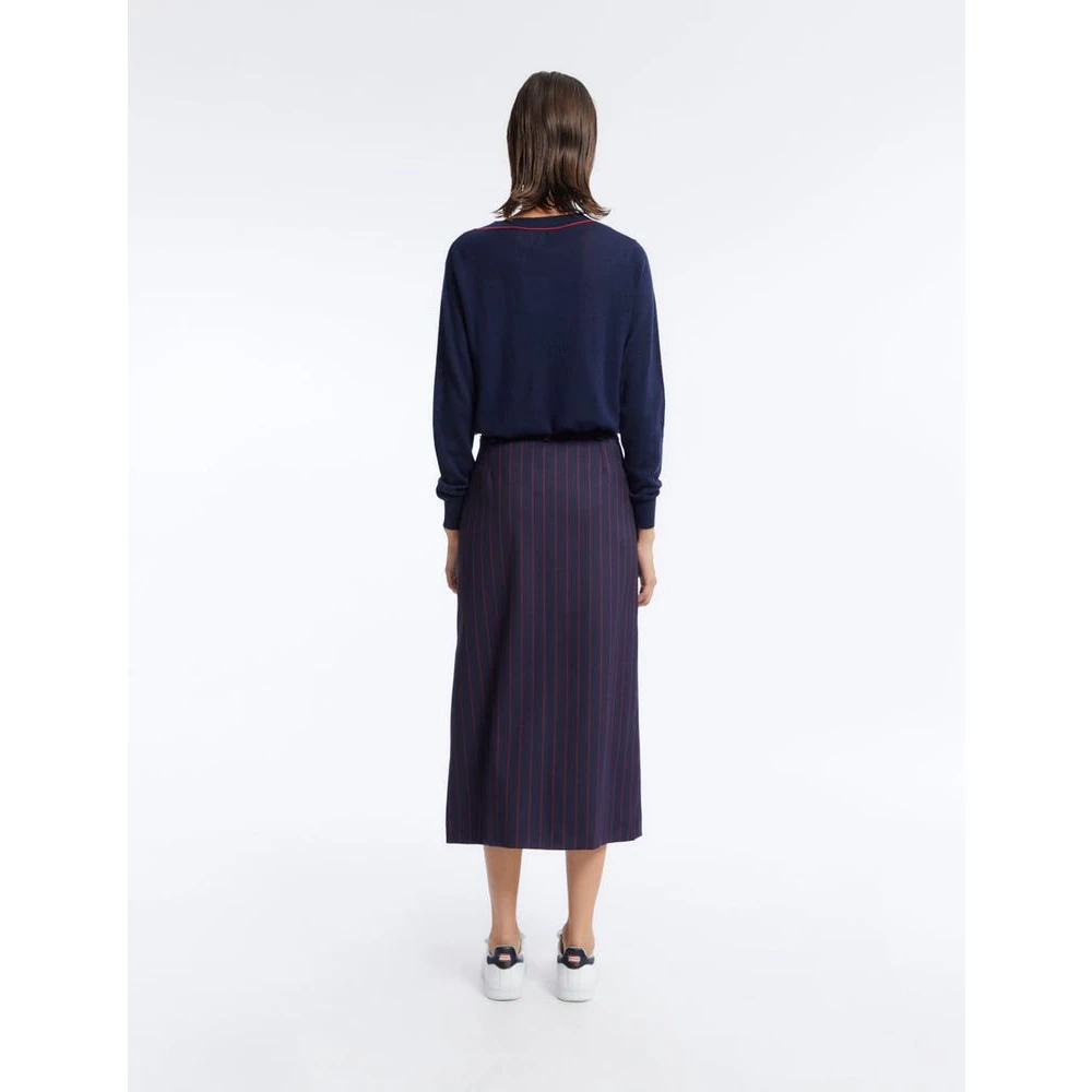 Ines De La Fressange Paris Yona blauw gestreepte rok Multicolor Dames