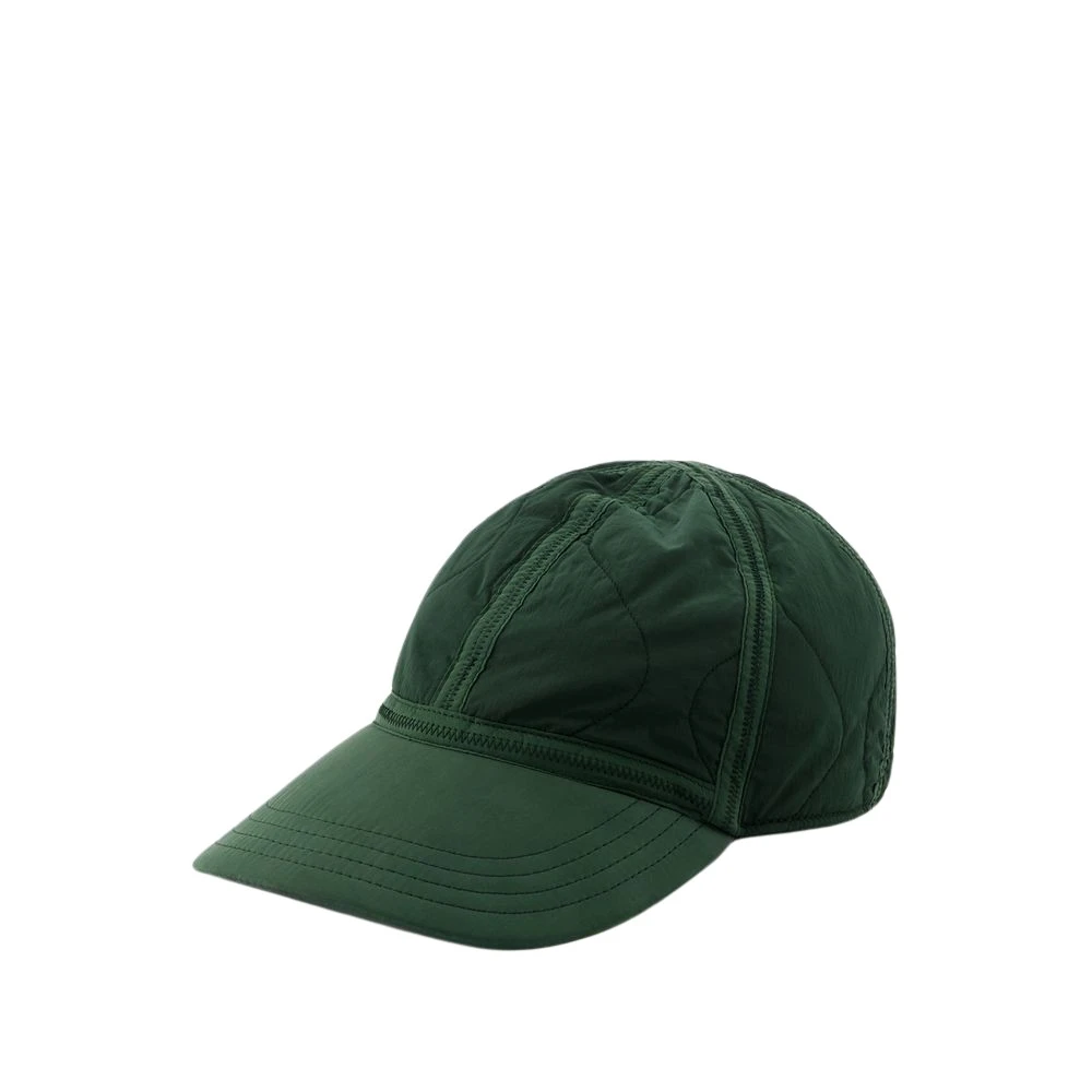 Burberry Gewatteerde Nylonpet in Khaki Groen Green Unisex