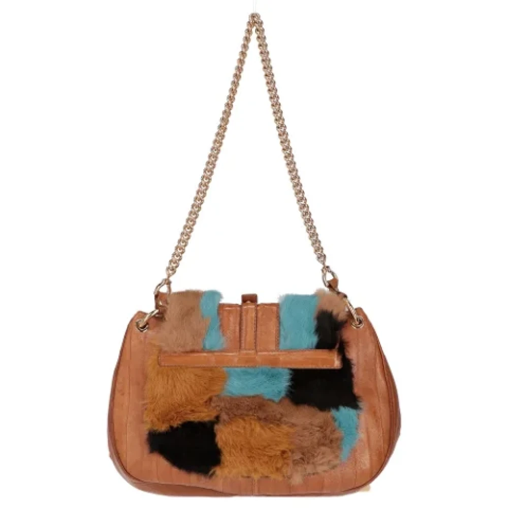 Dolce & Gabbana Pre-owned Leather shoulder-bags Brown Dames