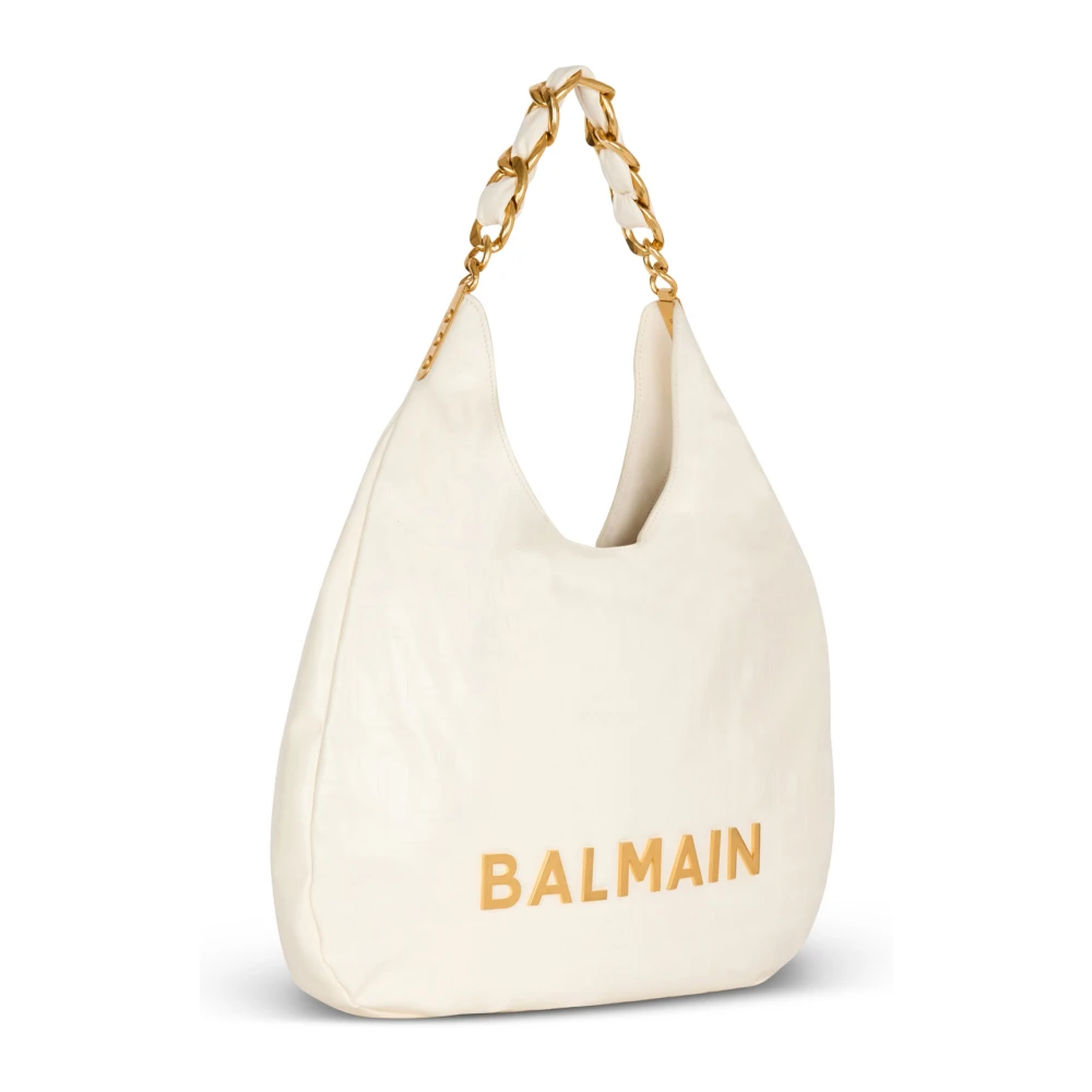 Balmain 1945 Soft Hobo Tas White Dames