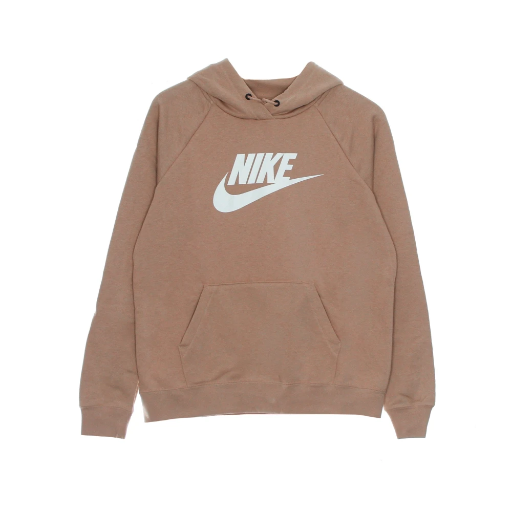 Nike Rose Whisper Hoodie met Kangoeroezak Brown Dames