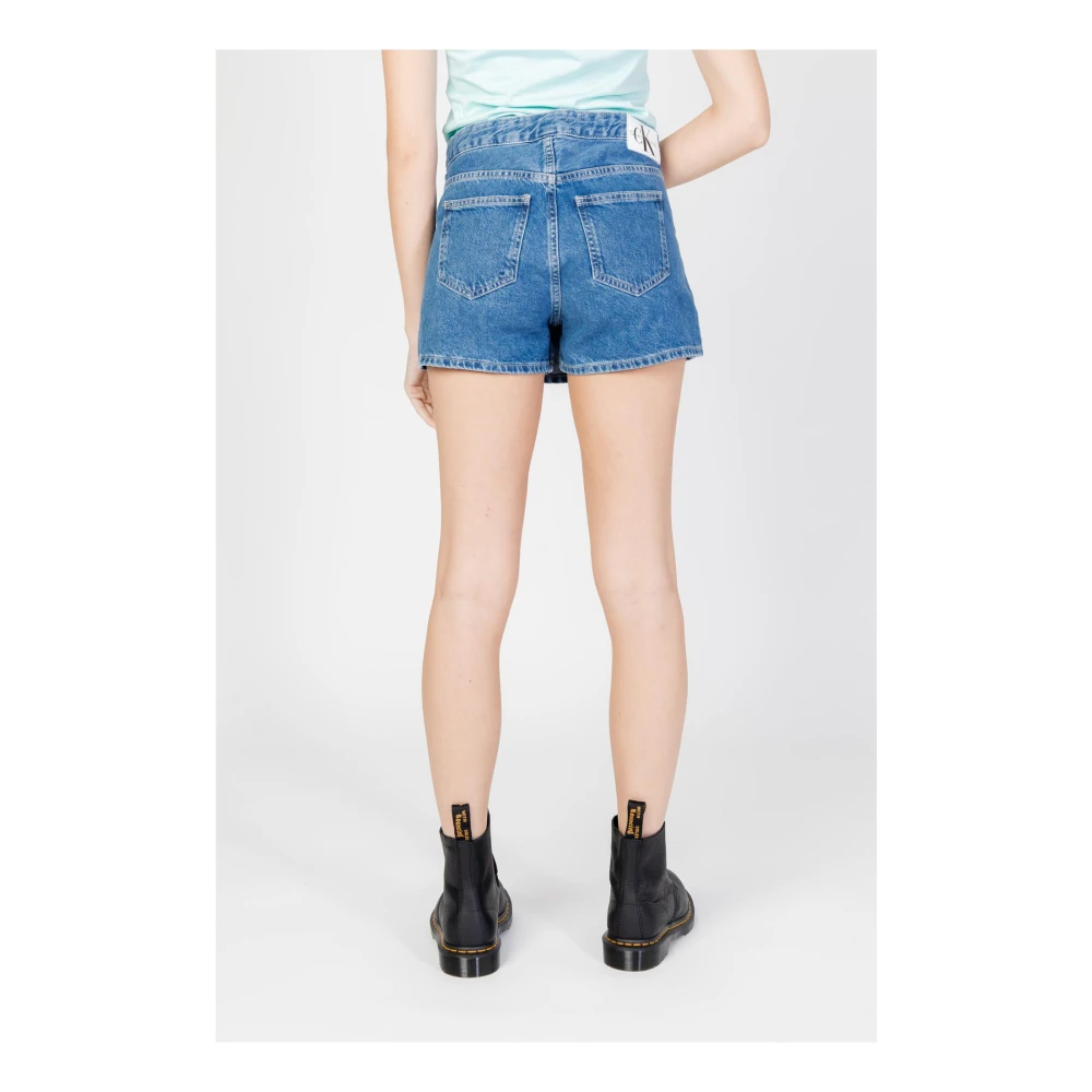 Calvin Klein Jeans Denim Shorts Blue Dames