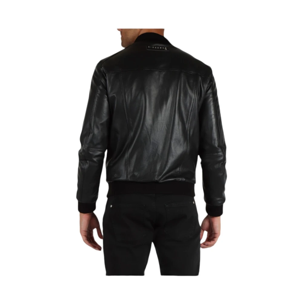 John Richmond Stijlvolle Lam Jas Black Heren