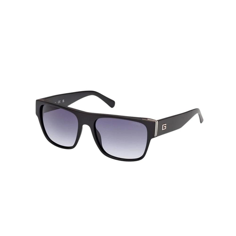 Guess Men's Black Sunglasses, 58 Mm, Square Plastic Sunglasses