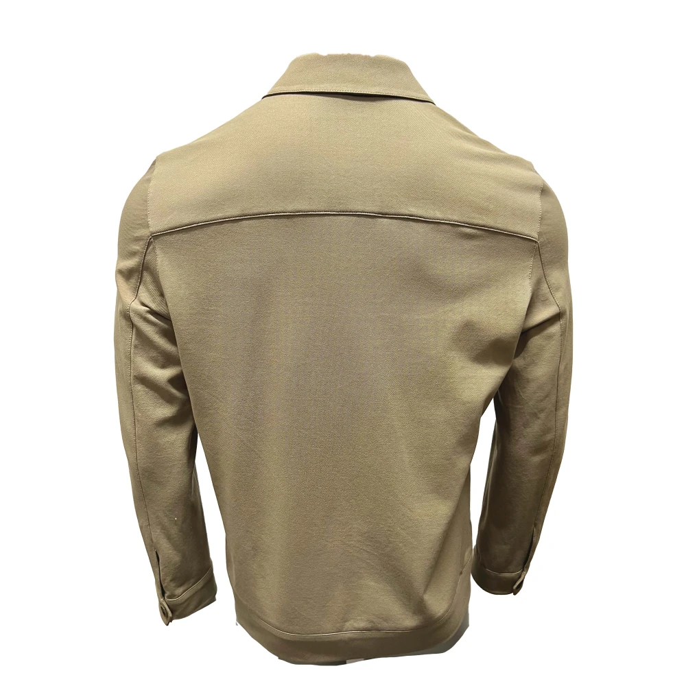 Circolo 1901 Wasbare Piquet Werkjas Zand Beige Heren