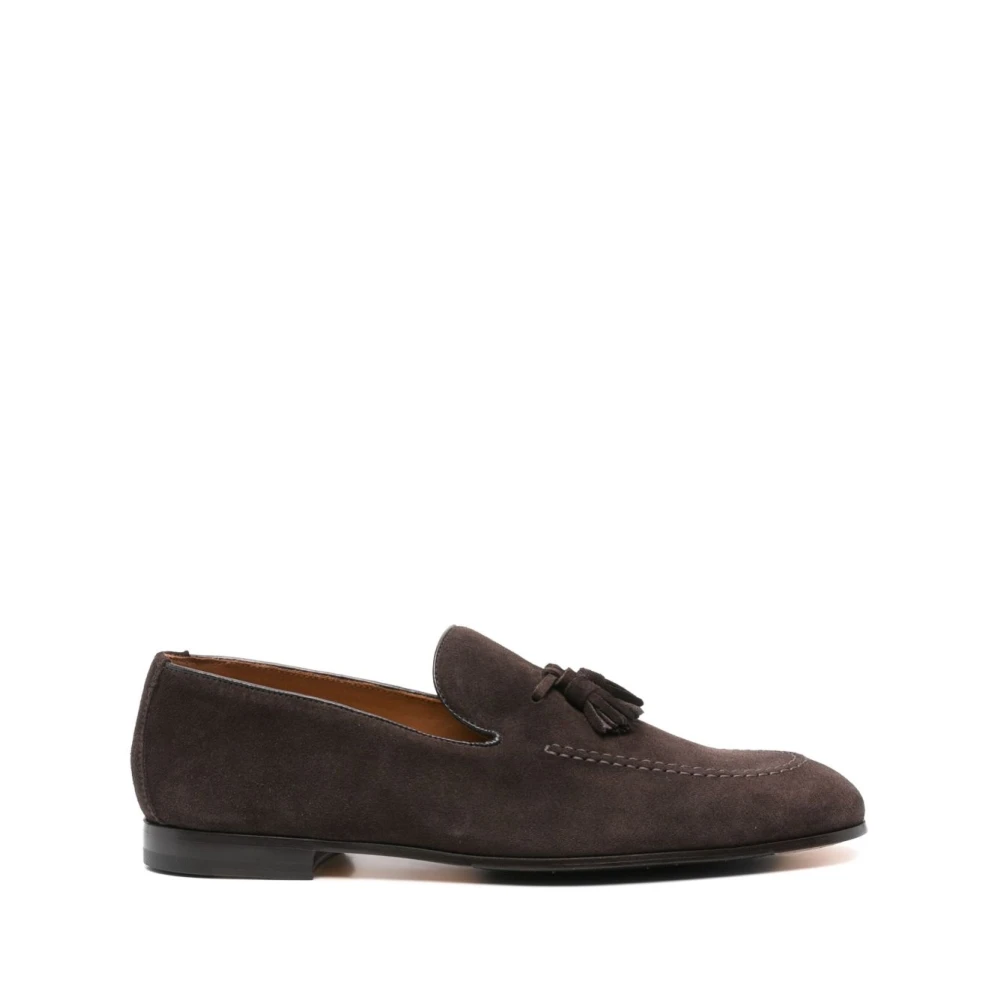 Doucal's Men's Brown Loafers, 9 Uk, Loafer With Tassels