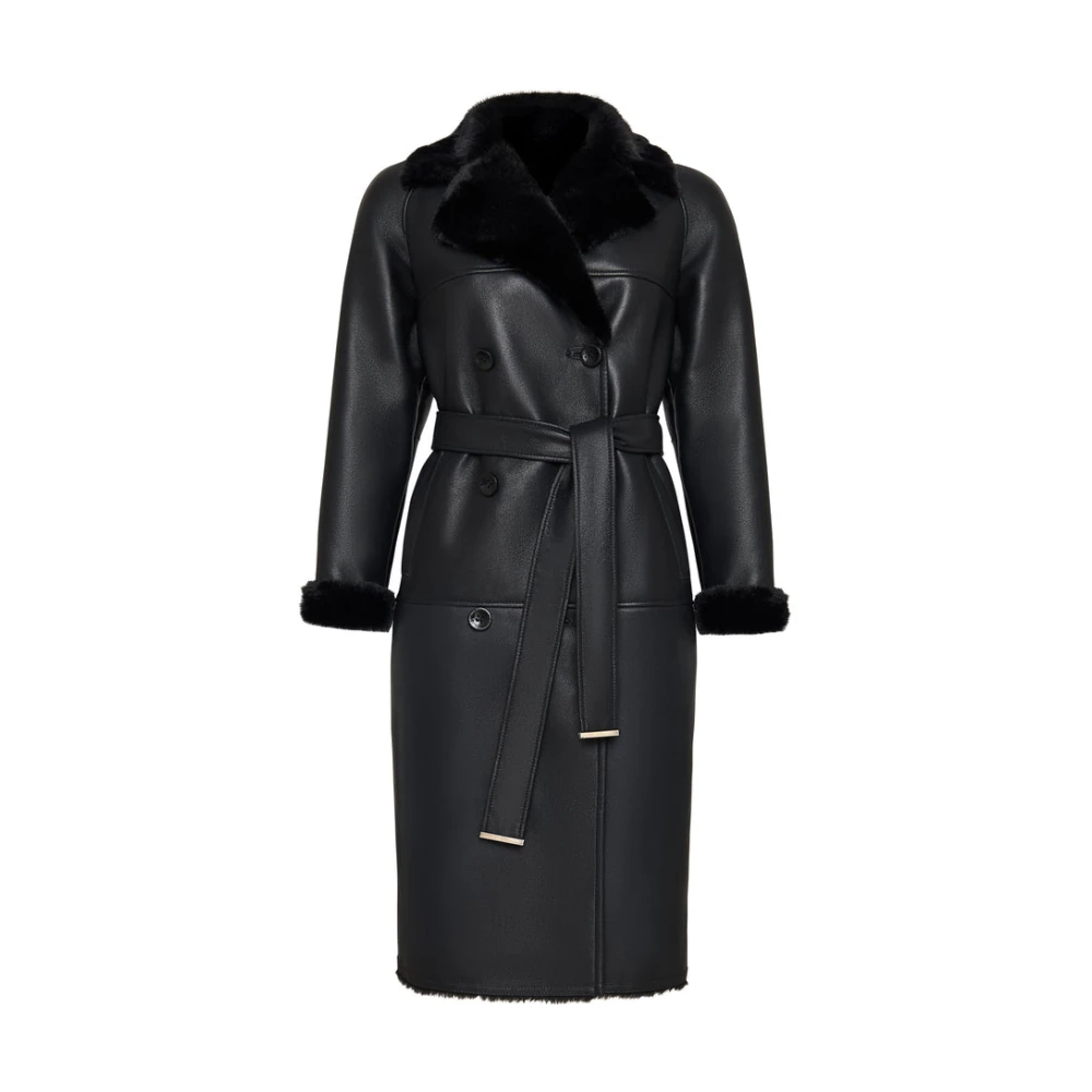 Cesare Gaspari Donna Nero Cappotti, M, New,