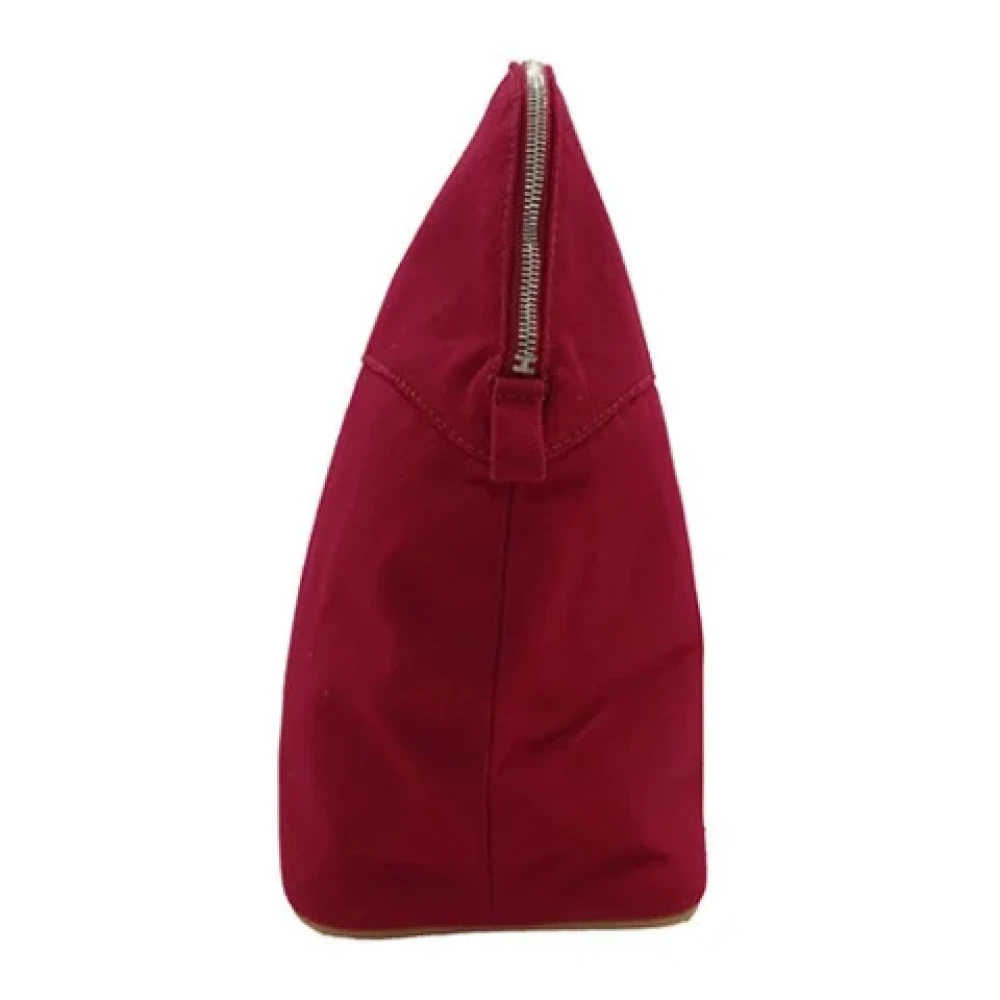 Hermès Vintage Pre-owned Canvas clutches Red Dames
