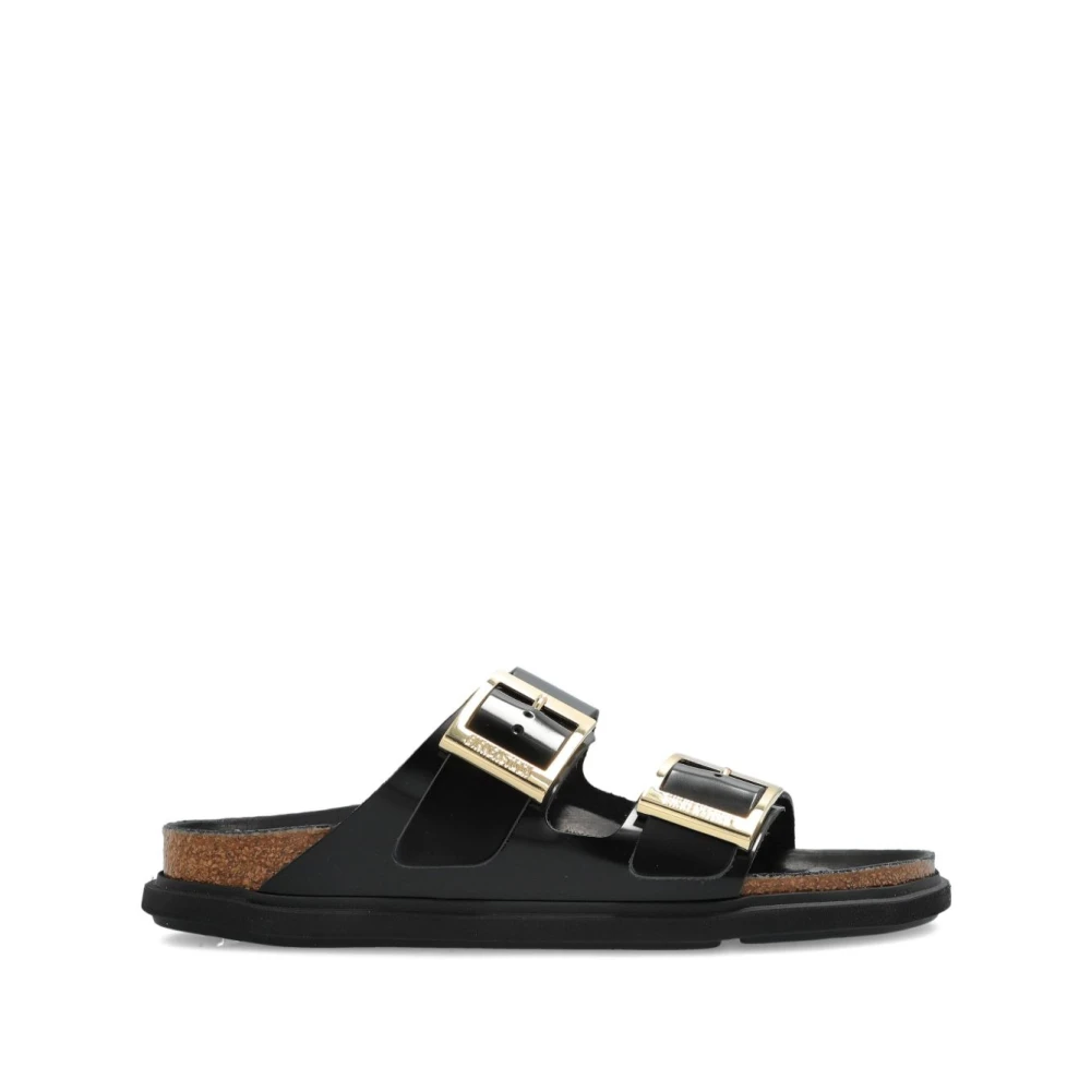 Birkenstock Arizona Droplet Buckle Narrow Fit - Female - Sliders - Black - 3 Uk - Shoes