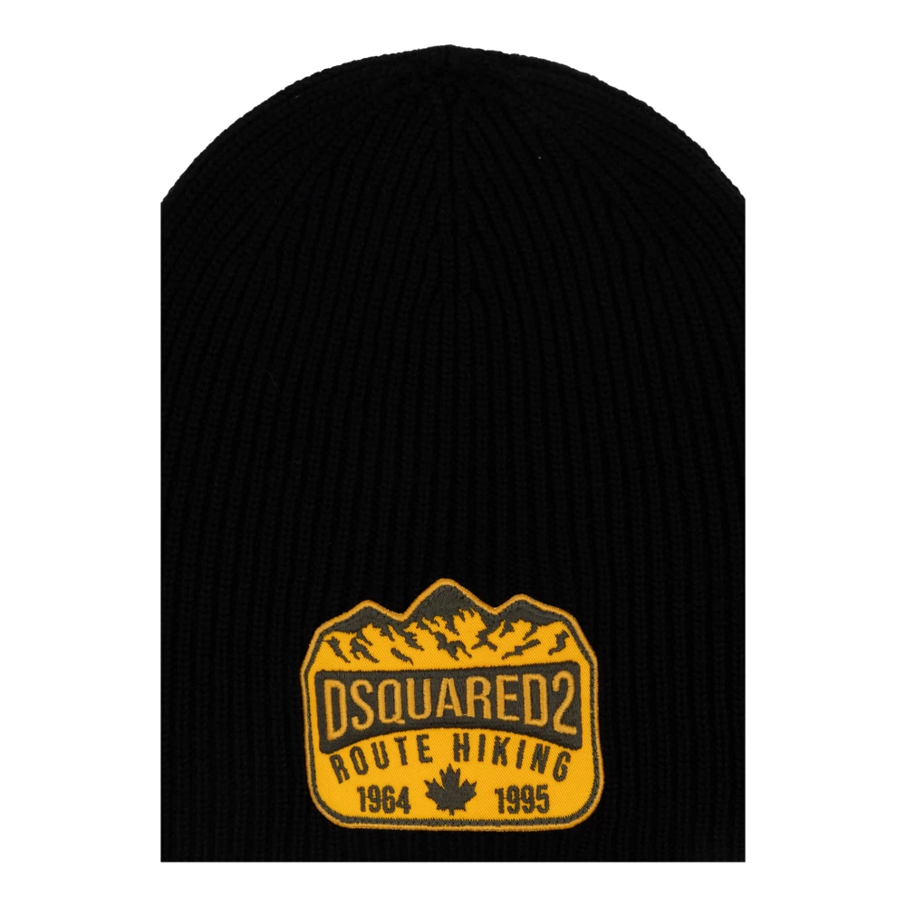 Dsquared2 Pet met patch Black Heren