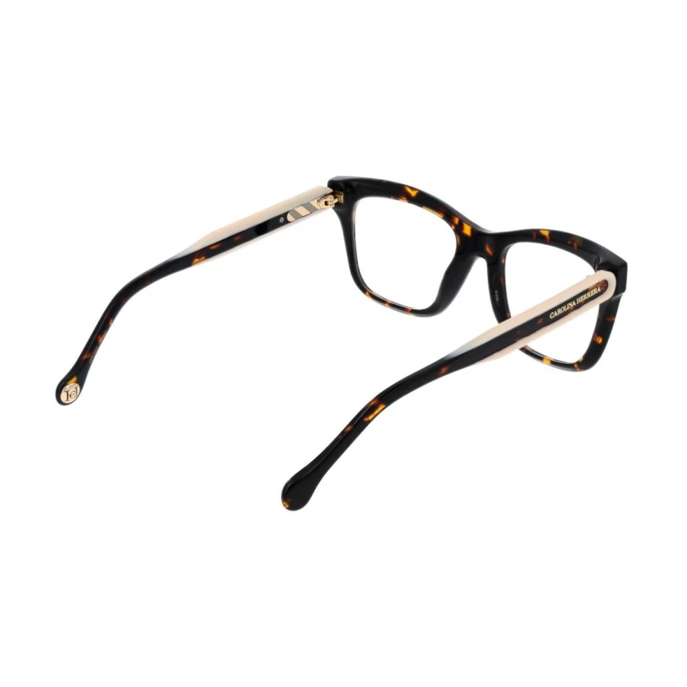 Carolina Herrera Bruine Rechthoekige Optische Monturen Brown Dames