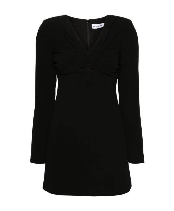 v-neck-long-sleeve-dress