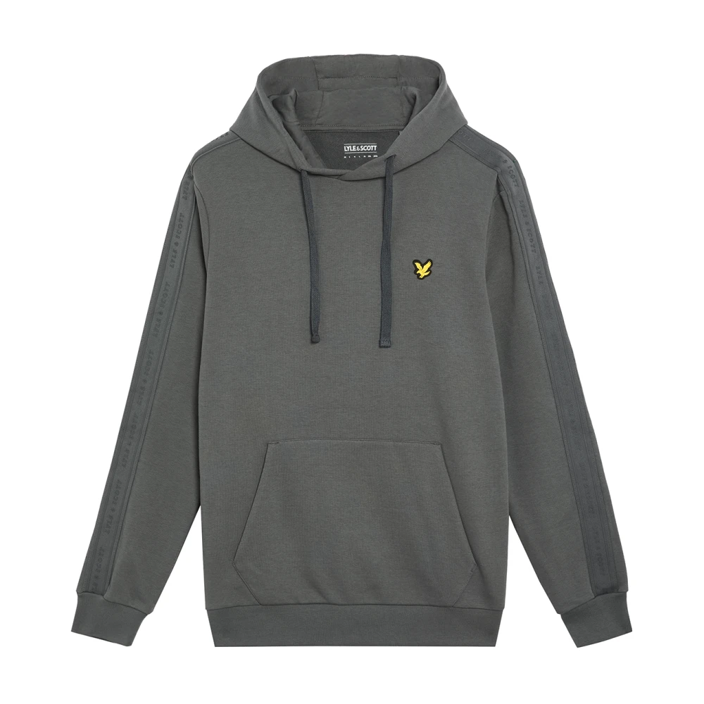 Lyle & Scott Mid Layers Tape Hoodie Gray Heren