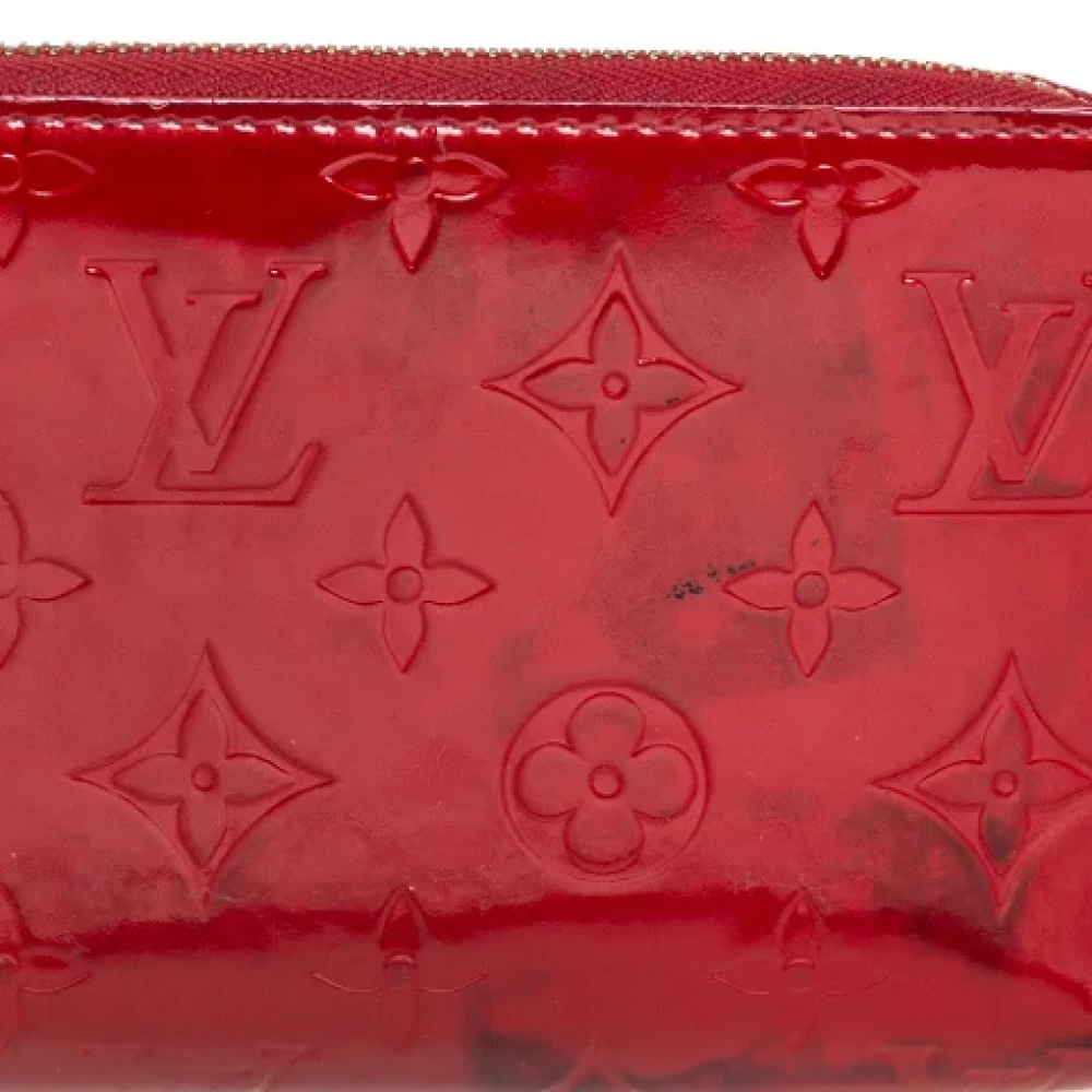 Louis Vuitton Vintage Pre-owned Leather wallets Red Dames