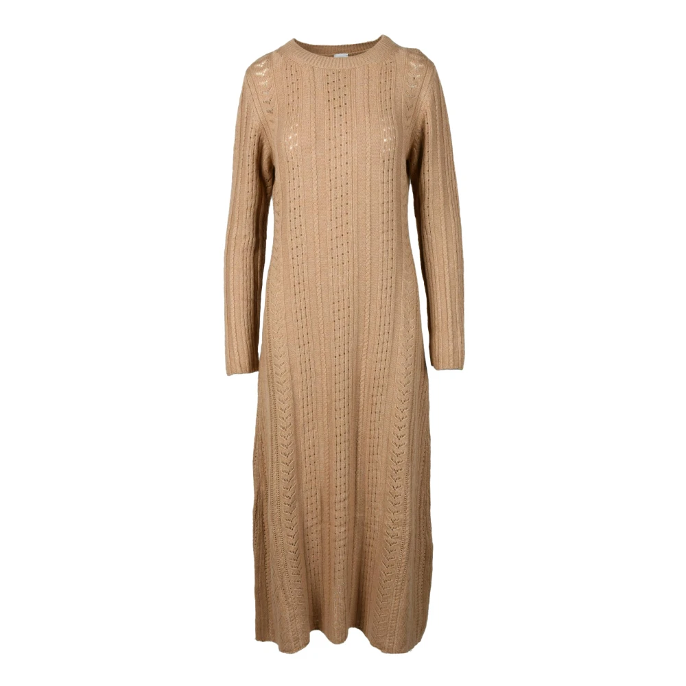 Eleventy Kasjmier Wolmix Damesjurk Brown Dames