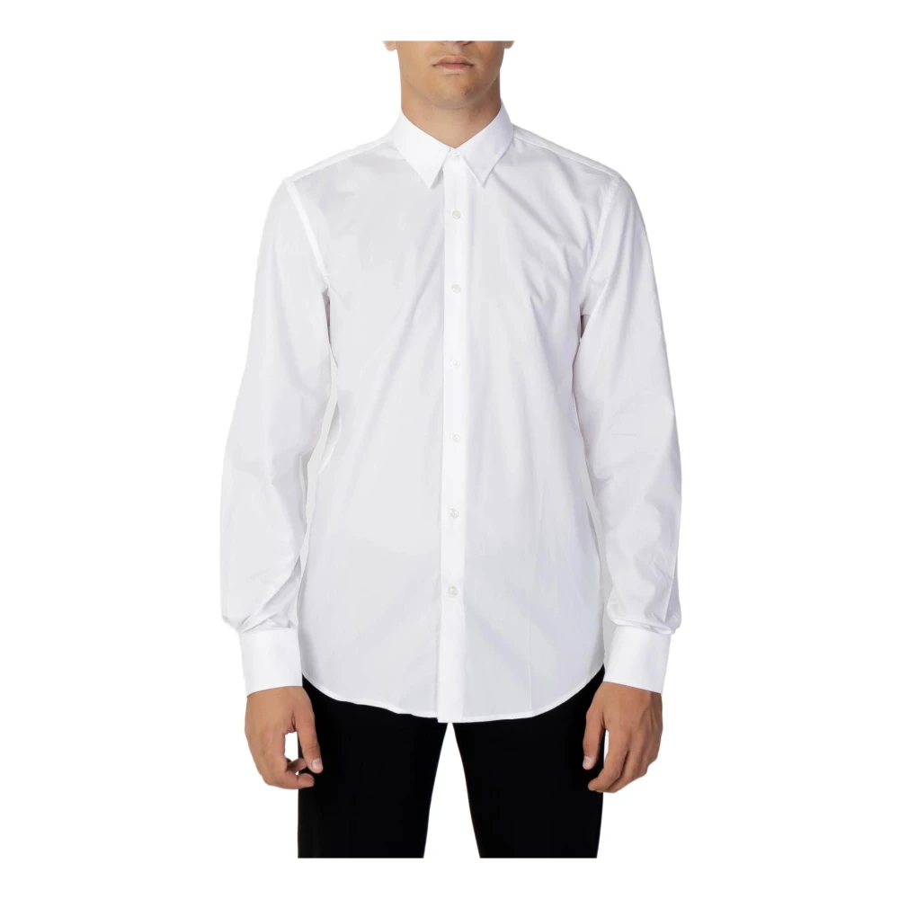 Klassisk Hvit Skjorte for Menn