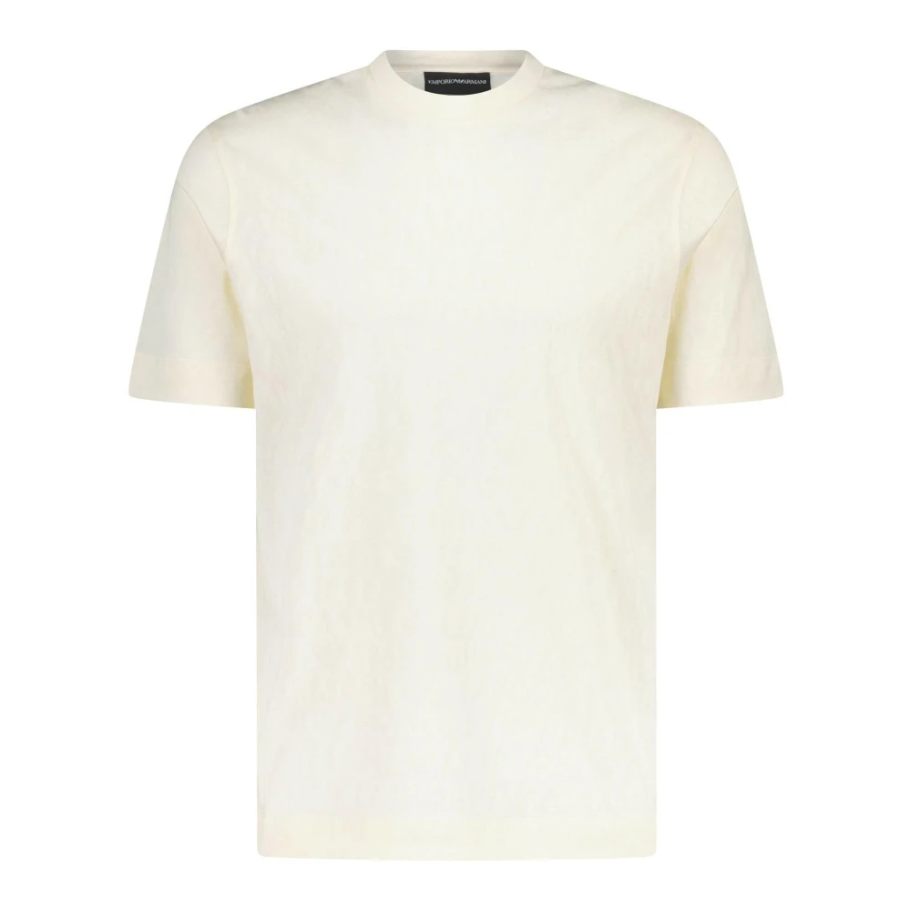 Emporio Armani Men's Beige `S T-Shirt - T-Shirts - L - Tops