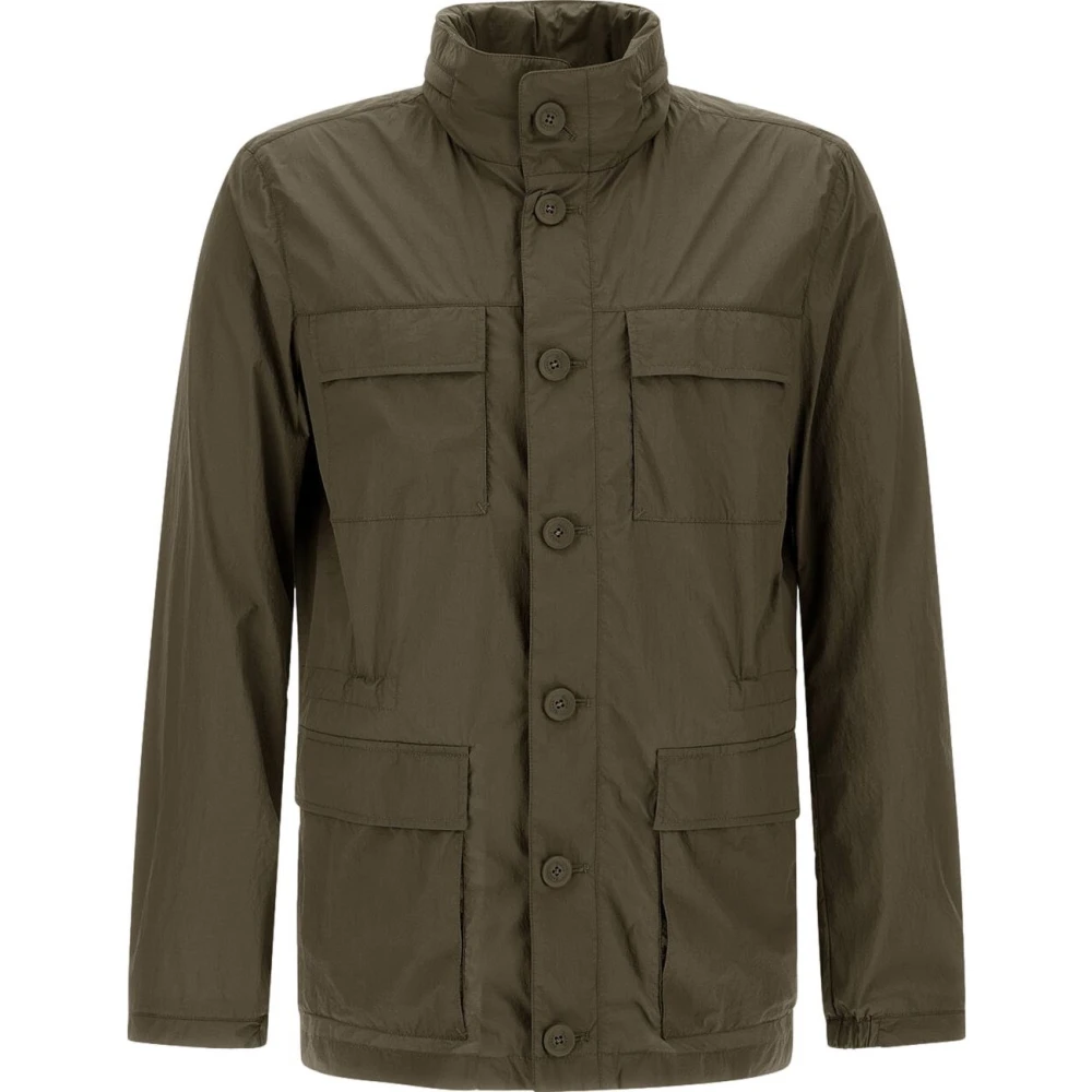 Herno Lichtgewicht Field Jacket Green Heren