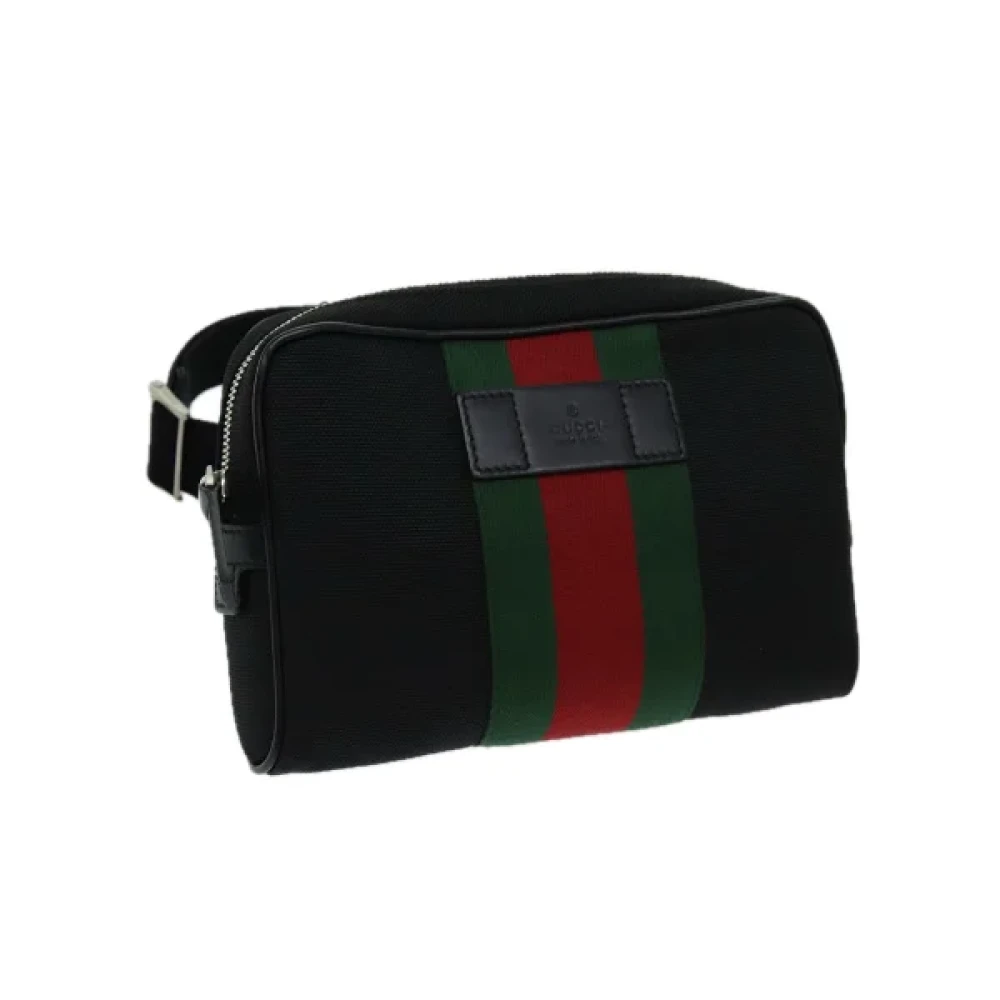 Gucci Vintage Pre-owned Cotton gucci-bags Black Dames