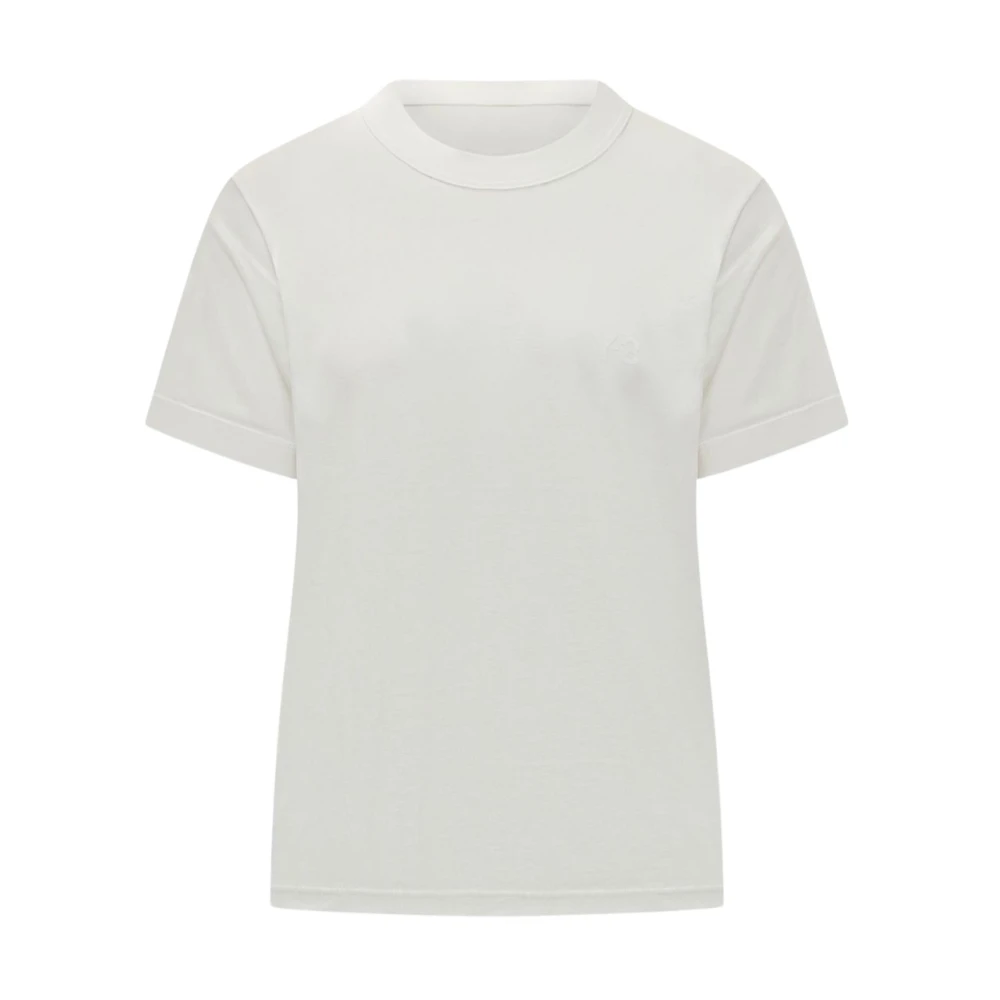 Y-3 Men's White T-Shirts, M, Slim Short Sleeve Tee