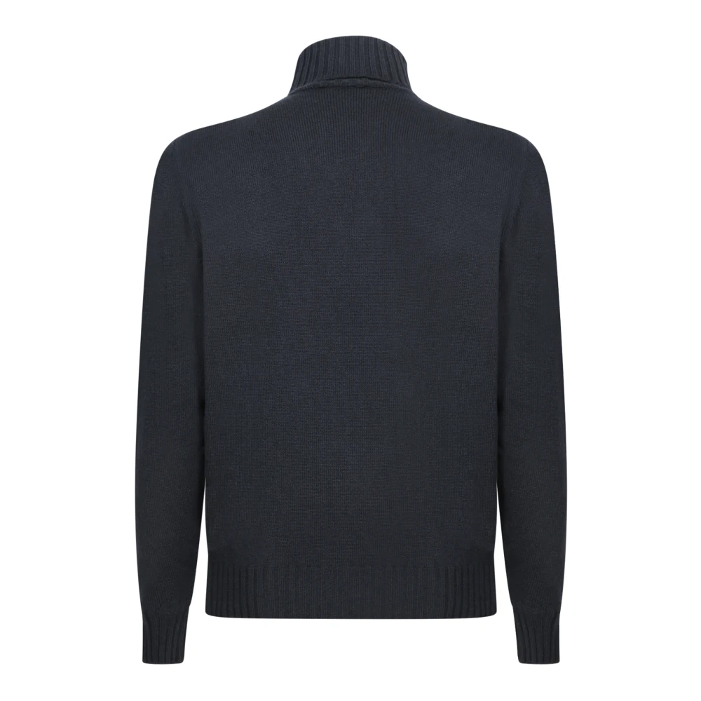 Dell'oglio Blauwe Gebreide Kleding voor Mannen Aw24 Blue Heren