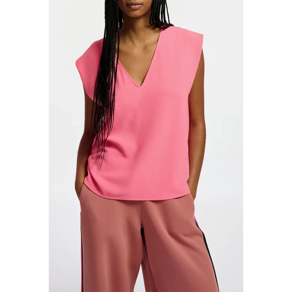 Essentiel Antwerp Sleeveless Tops Pink Dames