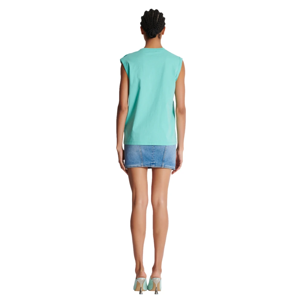 Balmain Paris tank top Blue Dames