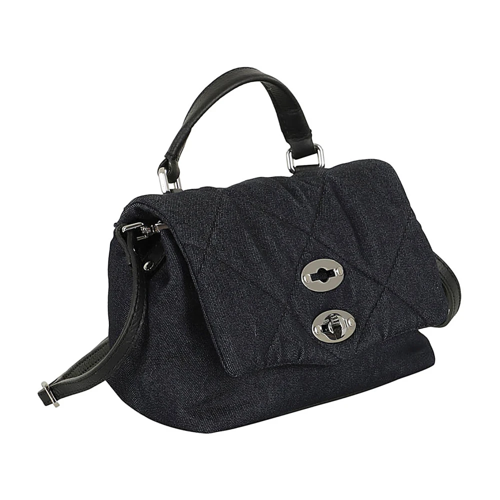 Zanellato Denim Gevoerde Babytas Blue Dames