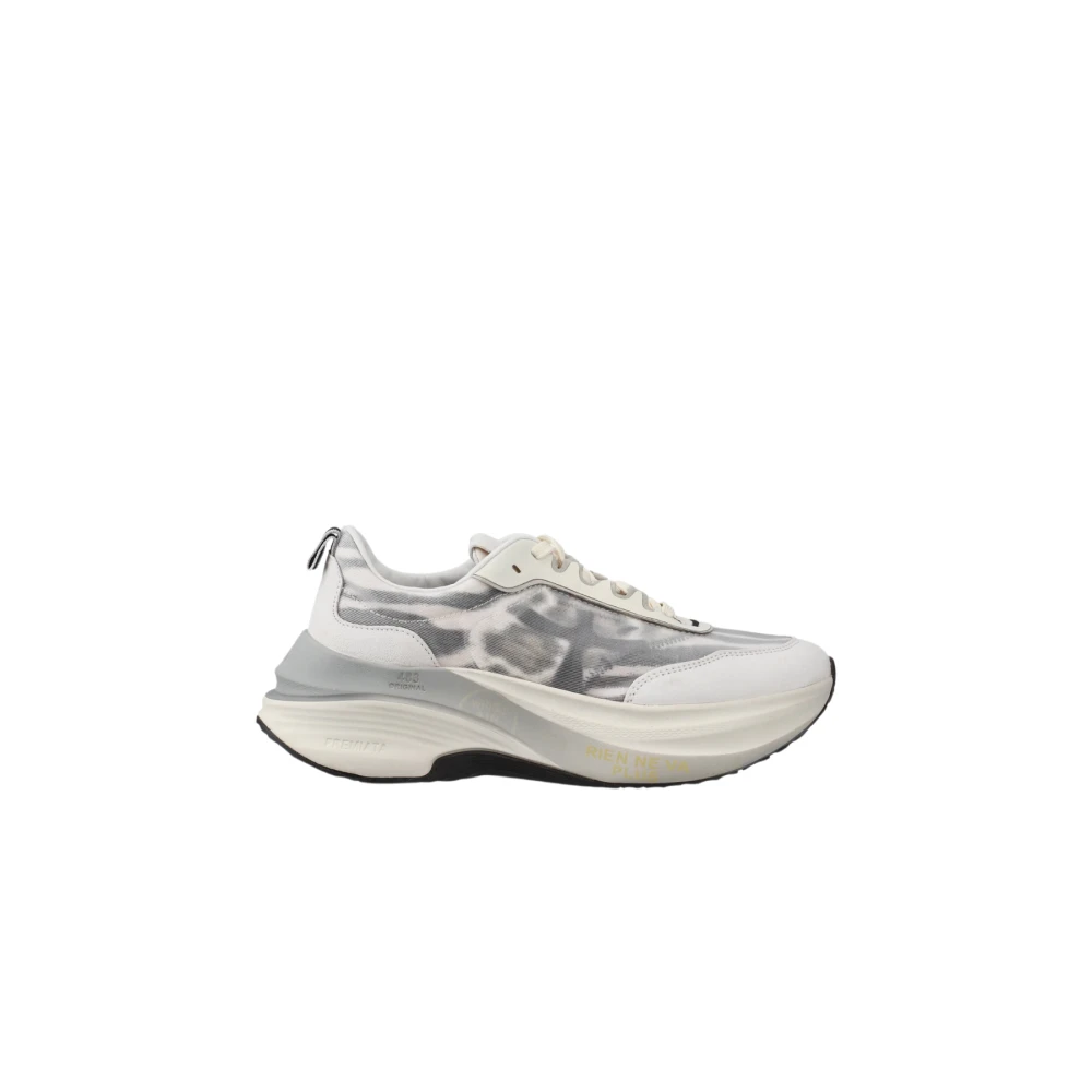 Premiata Trendy Animalier Leo Sneakers Dames Schoenen Grijs