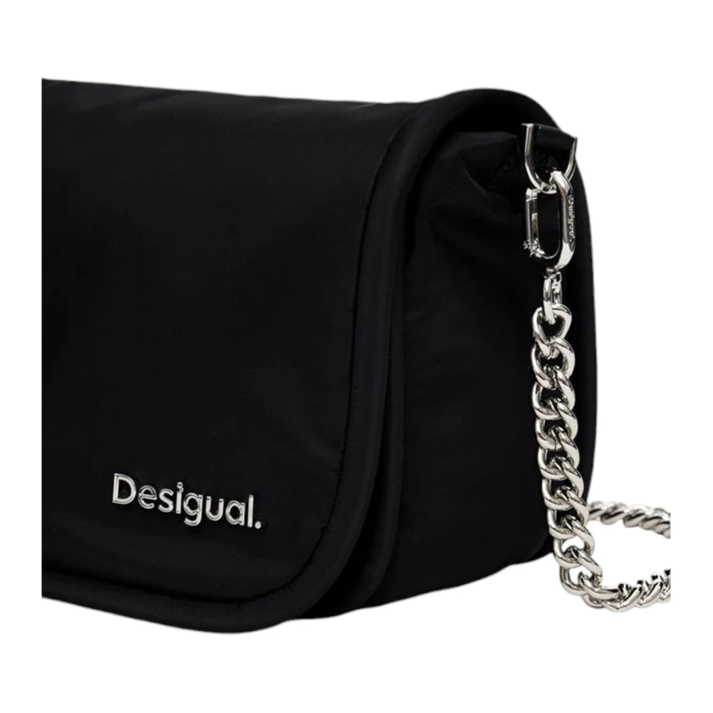 Desigual Dames Schoudertas Synthetisch Leer Black Dames