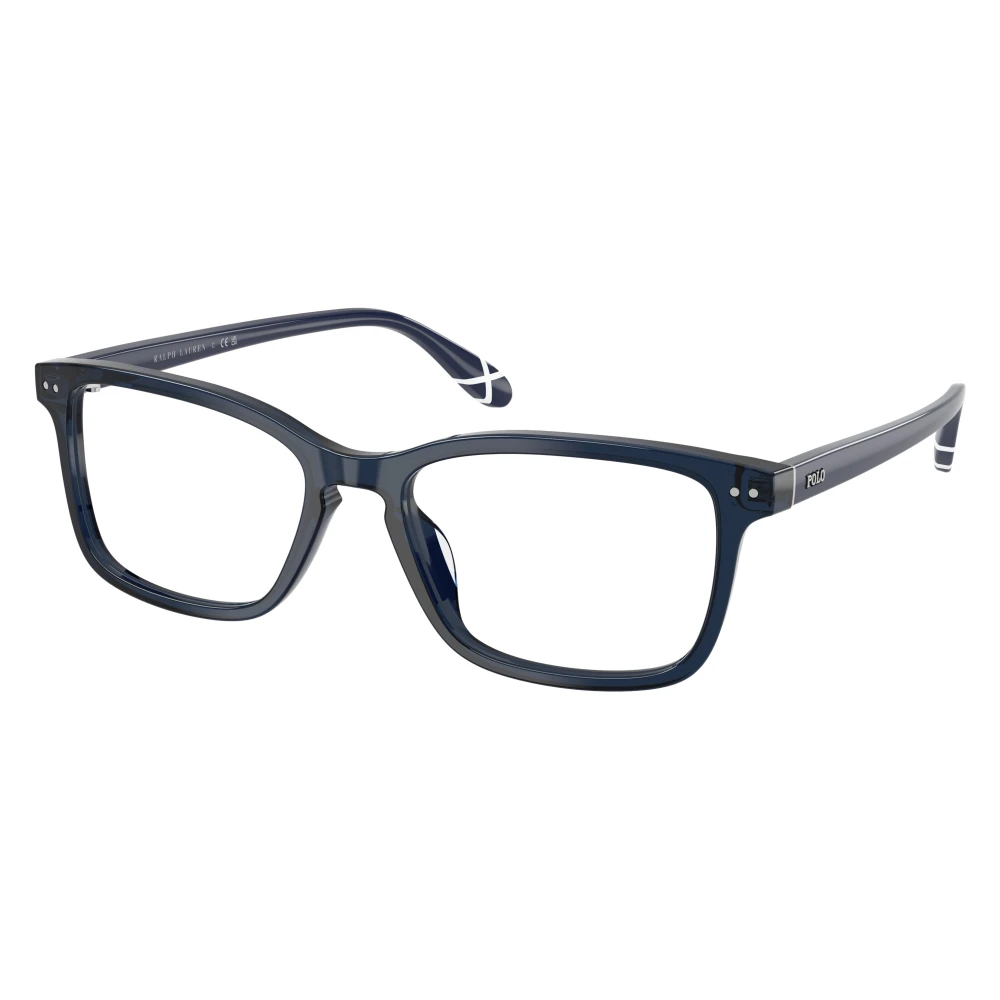 Polo Ralph Lauren Men's Shiny Transparent Blue Pillow Acetate Eyeglasses Online - Full Rim - Ph2316u - Image 3