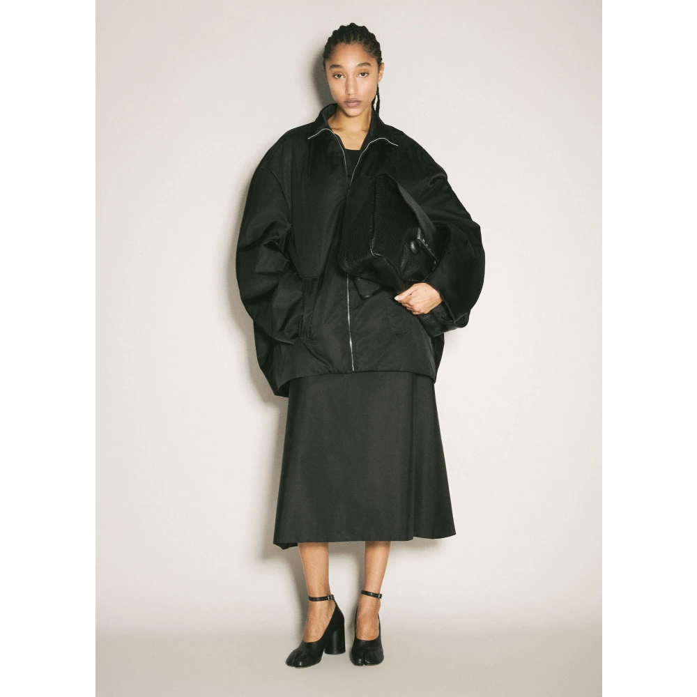 Marni Waterafstotende Twill Parka Jas Black Dames
