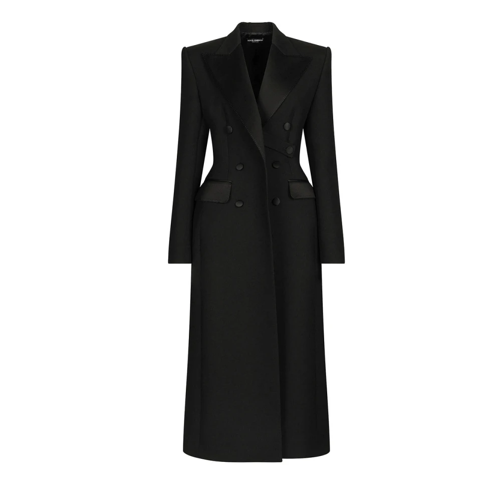 Dolce & Gabbana Stijlvolle Winterjas Black Dames