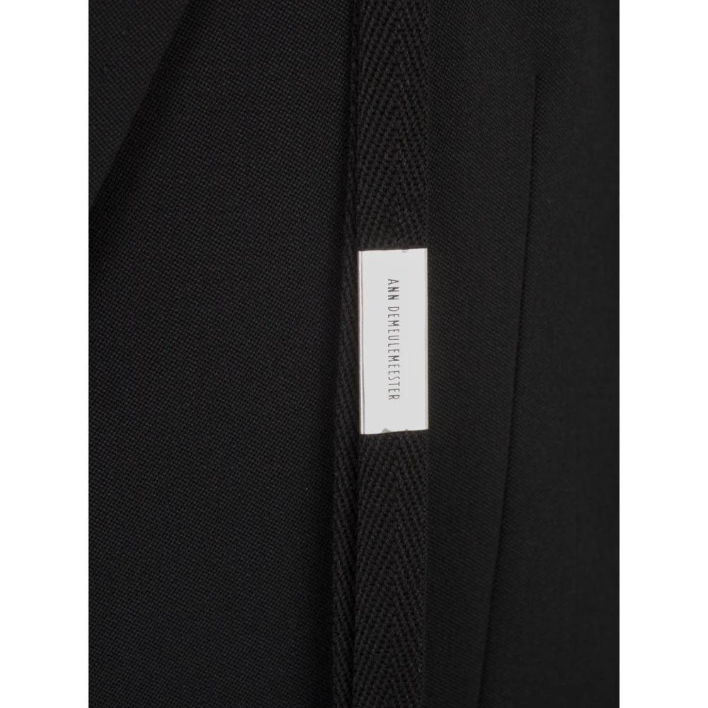 Ann Demeulemeester Adele Classic Jas Black Dames