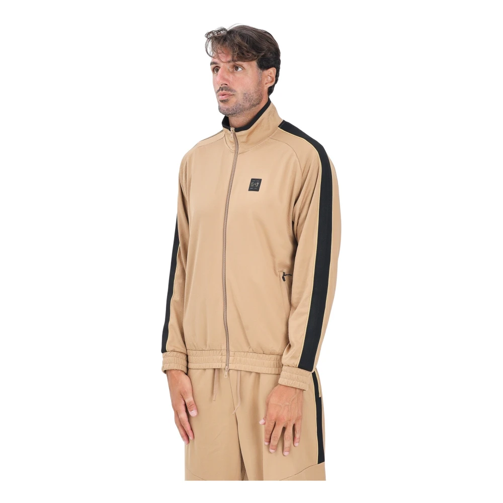 Emporio Armani Ea7 Herren Braun Sweatshirts & Hoodies, Xlgröße: