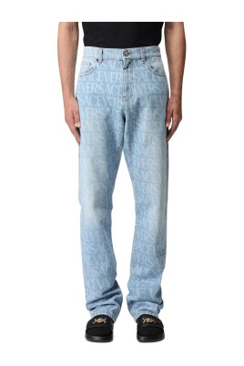 logo-print-denim-jeans