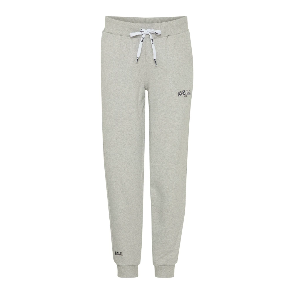 Ball Grå Sweatpants med Coola Broderade Detaljer Gray, Dam