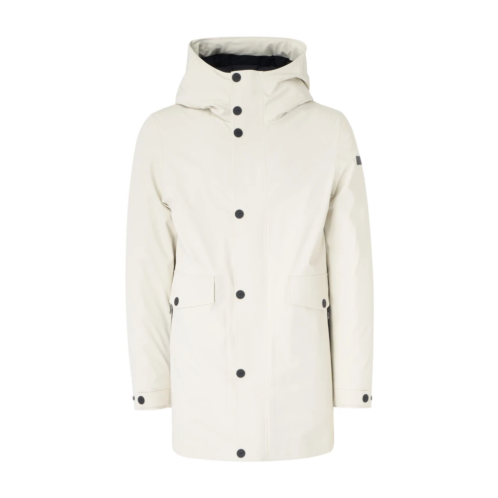 RRD Beige Technische Stof Drijvende Jas Beige Heren